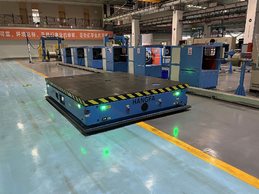 8-тонный подъёмный AGV для перевозки проволочных рулонов