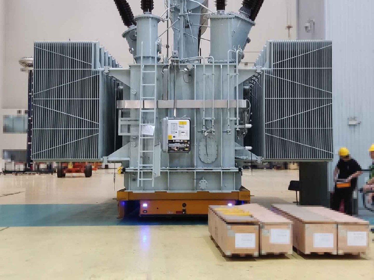 Application of 350t AGV for Transporting Large Components