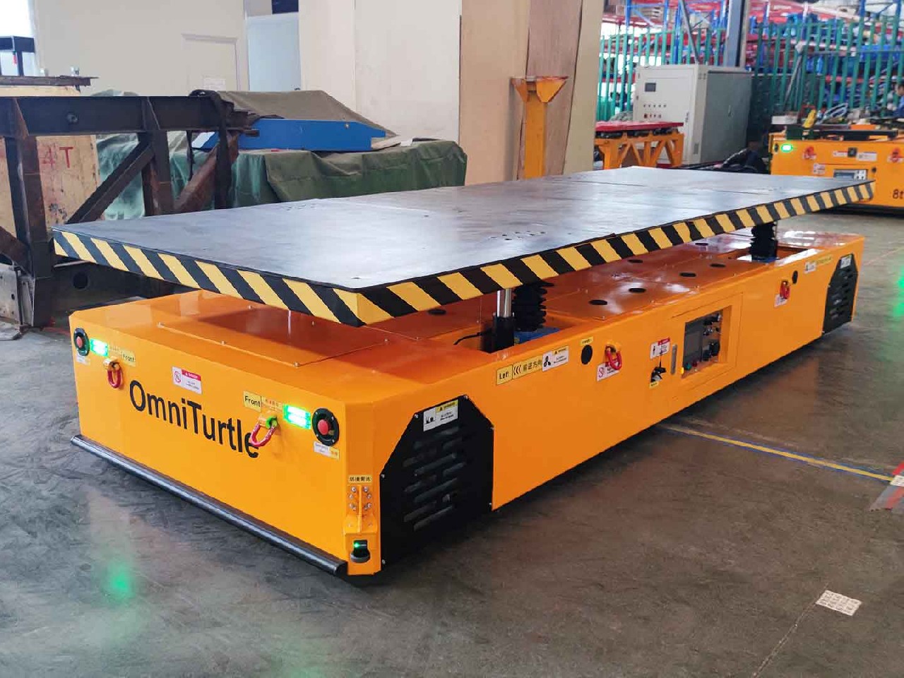 Применение AGV грузоподъёмностью 5 тонн для транспортировки деталей